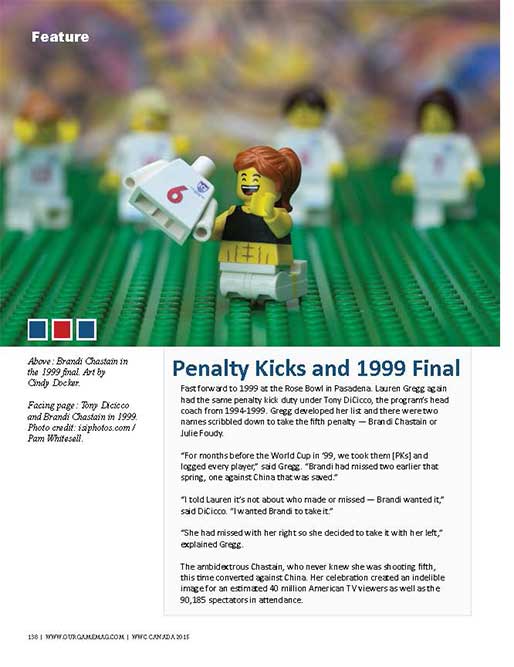 Our Game Magazine: 2015 World Cup Issue internal pages